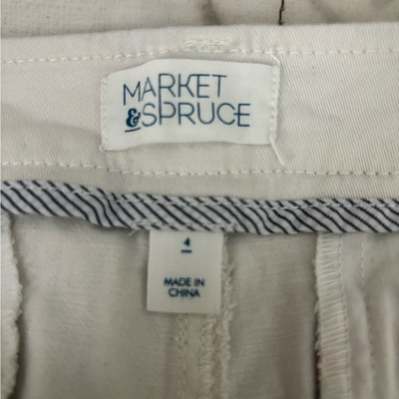 UEC MARKET & SPRUCE CHINO FLORAL SHORTS SIZE 4! - Picture 4 of 7